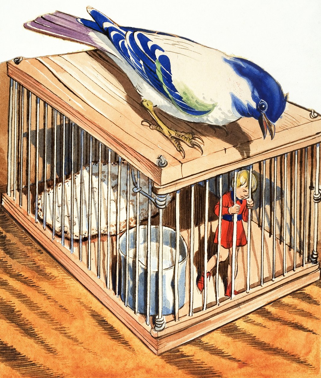 Tom Pouce dans une cage à oiseaux - Eduardo Teixeira Coelho