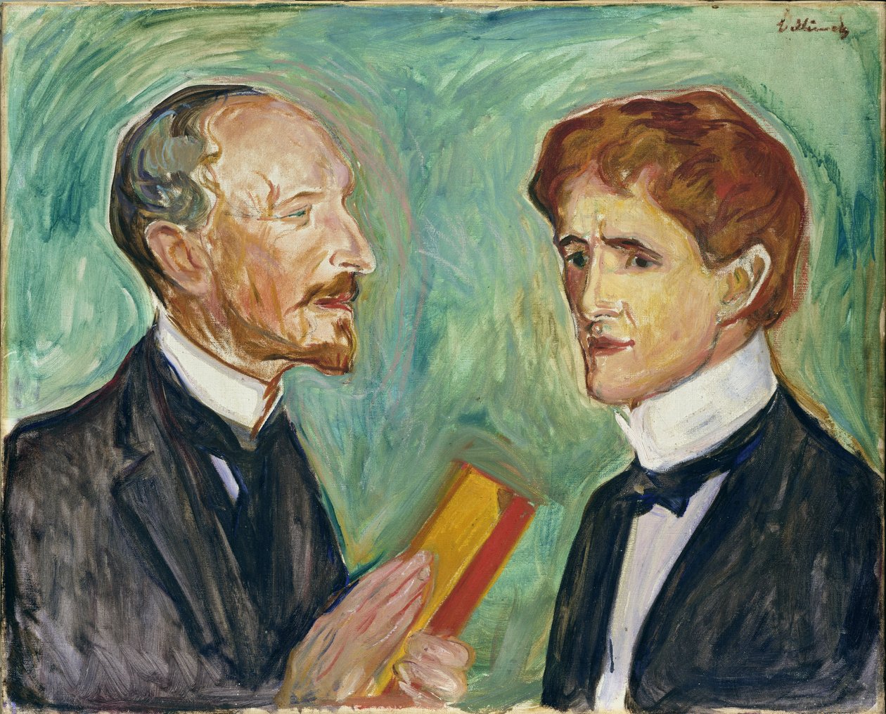 Albert Kollmann et Sten Drevsen, 1901 - Edvard Munch