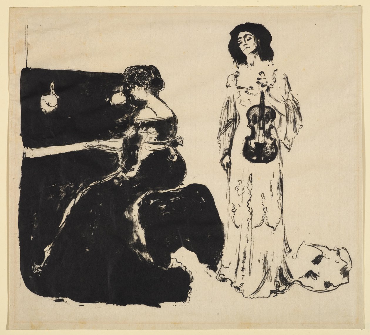 Concert de violon - Edvard Munch
