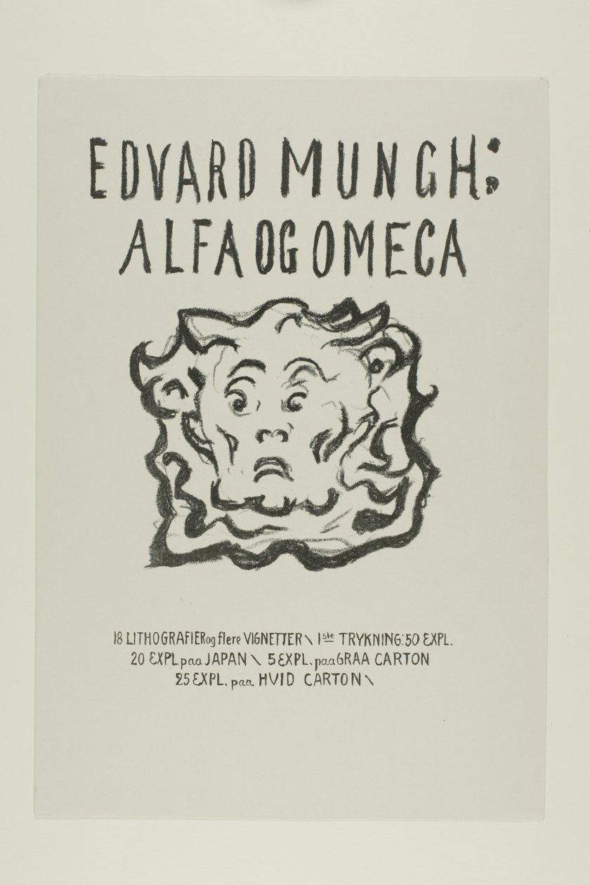 Alpha et Omega:Page de titre - Edvard Munch