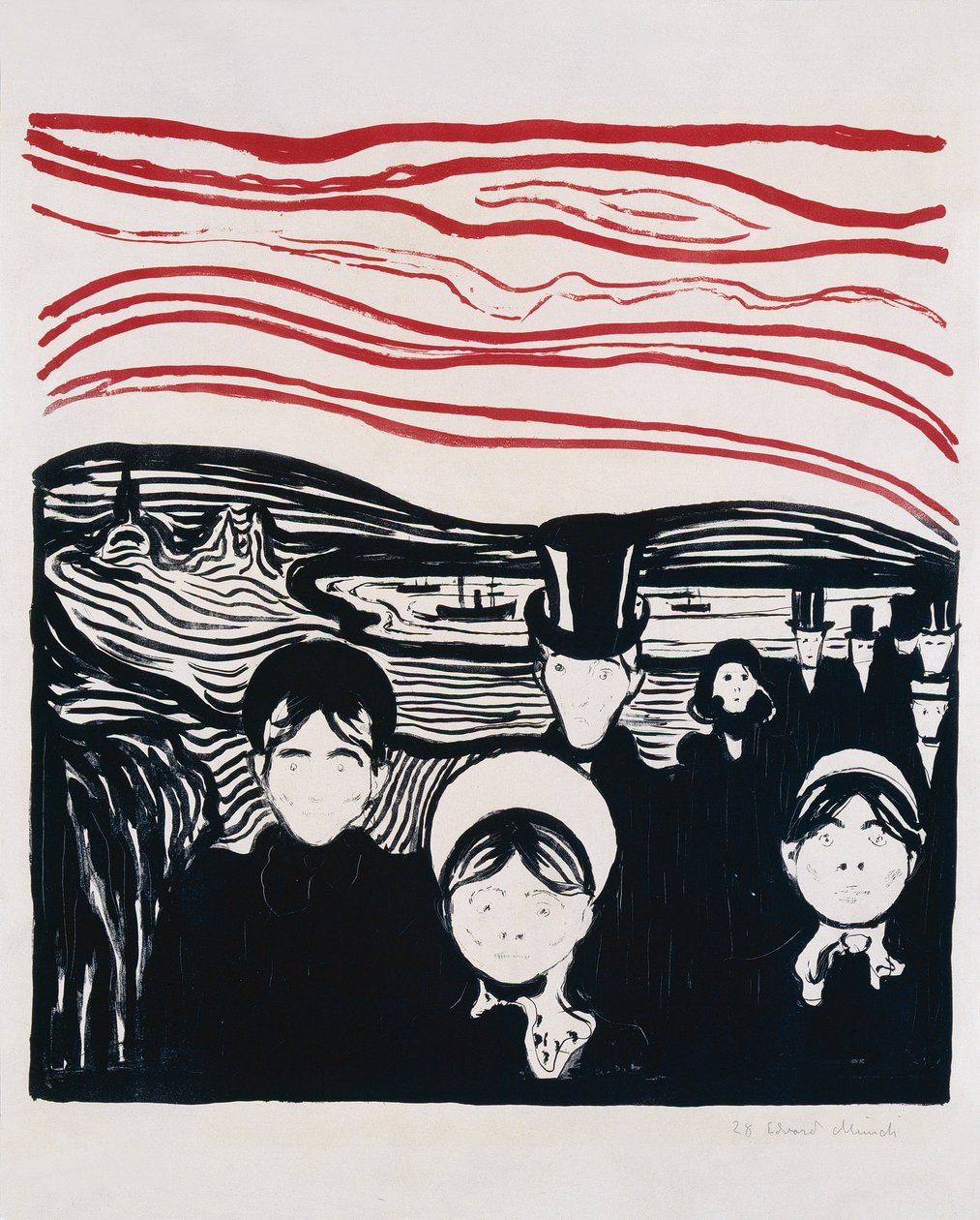 sentiment de peur - Edvard Munch