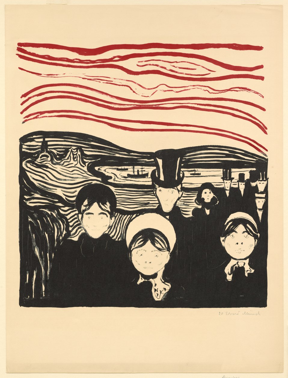 Anxiété - Edvard Munch