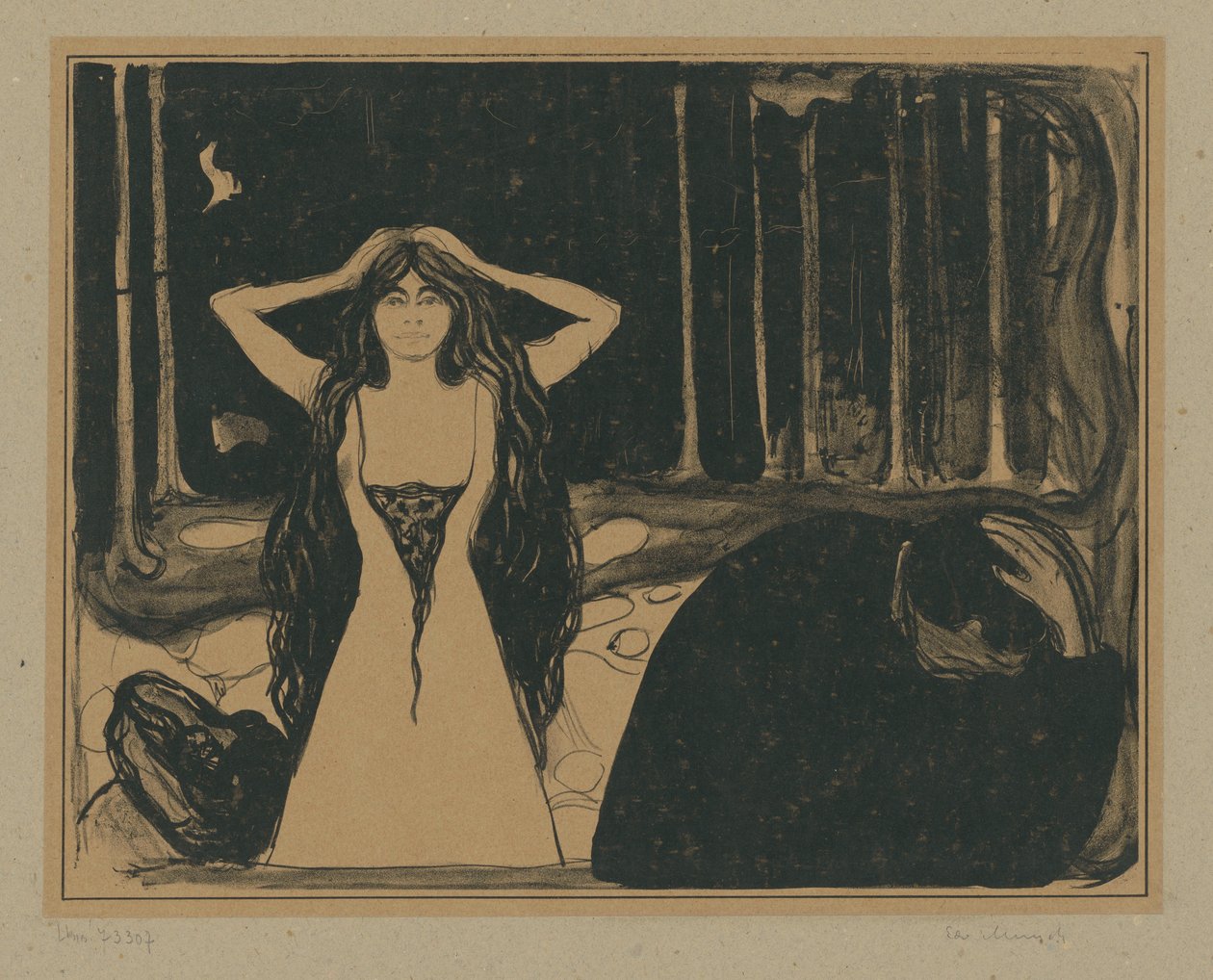 Cendres II (Après la chute) - Edvard Munch