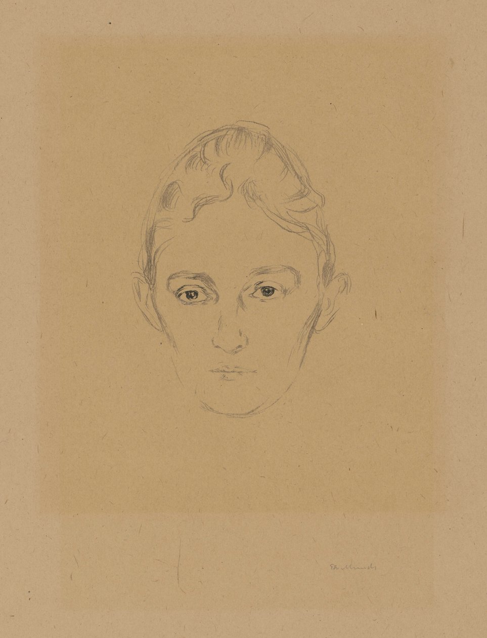 Extrait du dossier « De la maison Max Linde » : Marie Linde - Edvard Munch