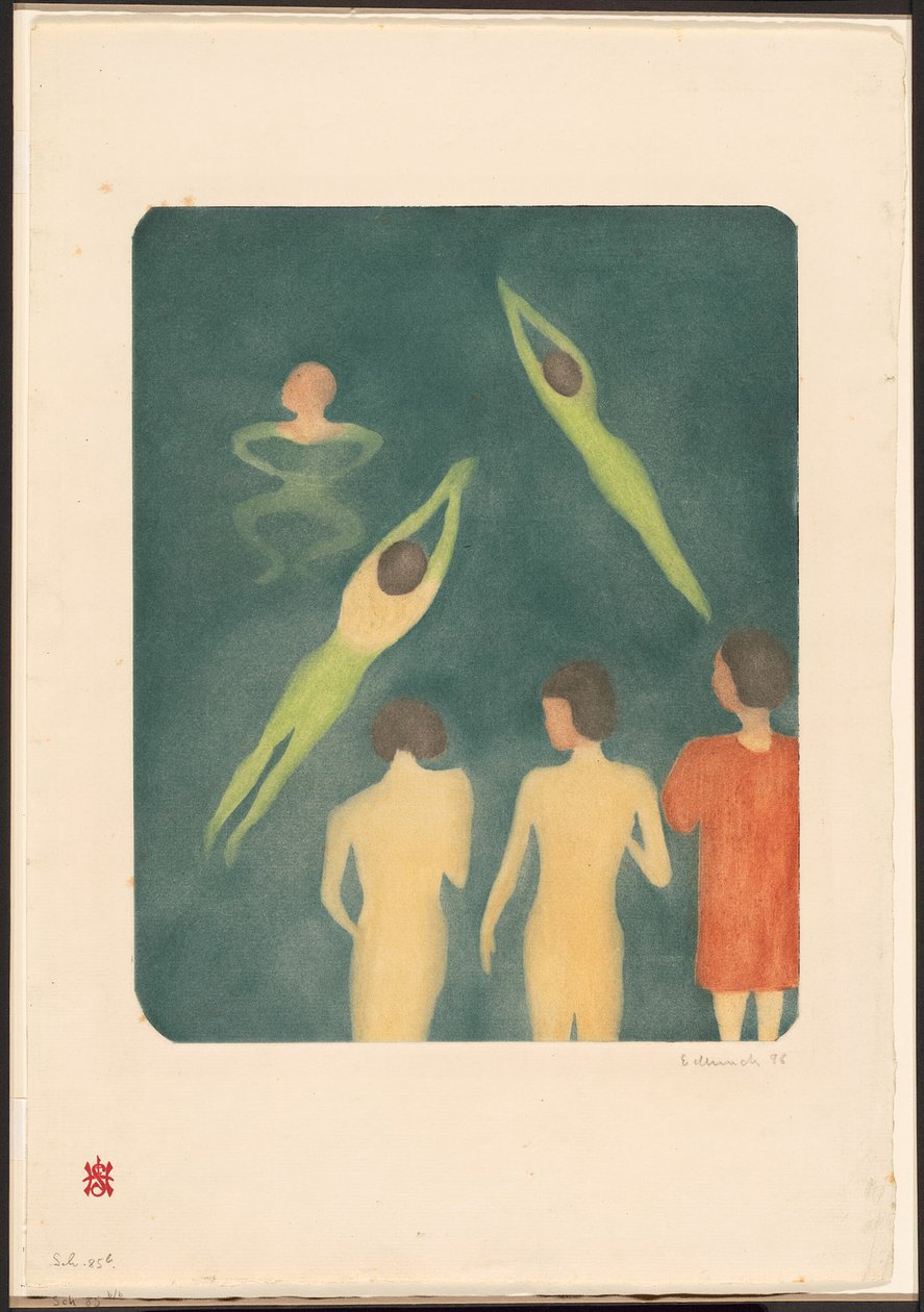 Garçons se baignant - Edvard Munch