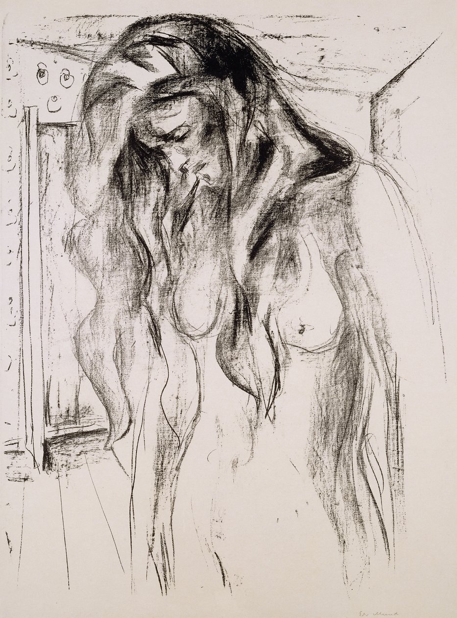 Fille en Pleurs - Edvard Munch