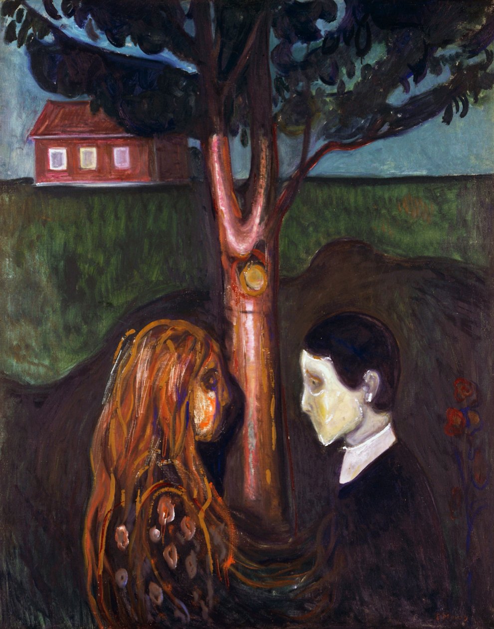 Yeux dans les yeux - Edvard Munch