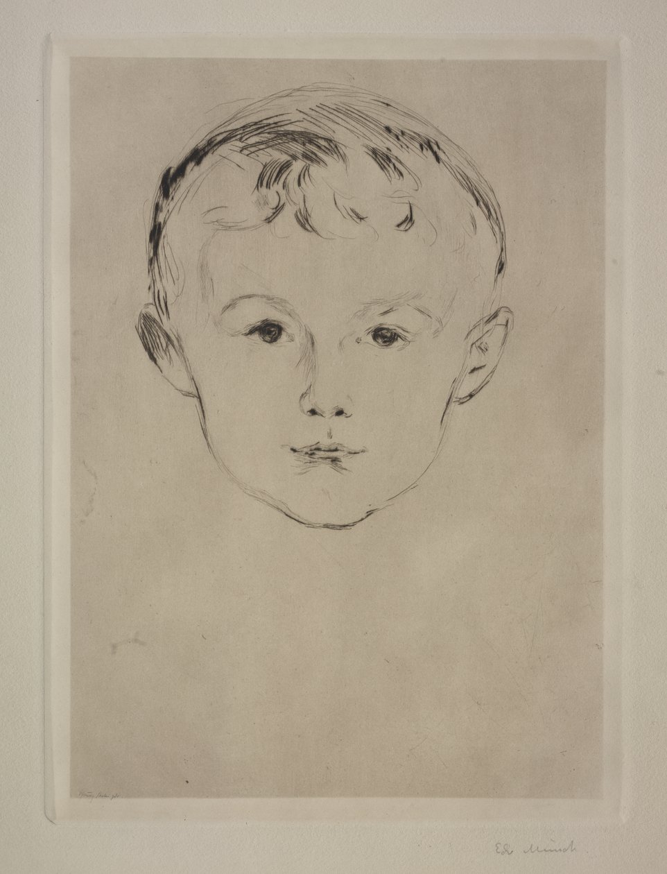 De la maison de Max Linde : Theodor Linde - Edvard Munch
