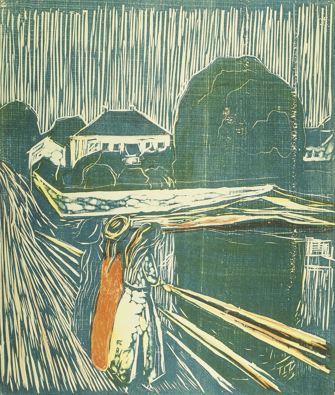 Filles sur le pont - Edvard Munch