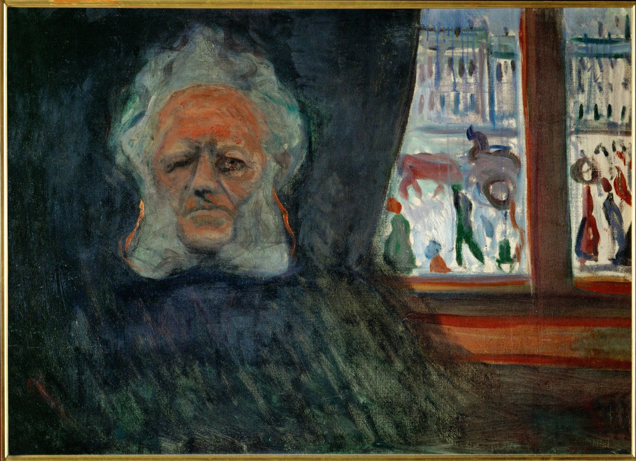 Henrik Ibsen, poète. 1898 (huile sur toile) - Edvard Munch