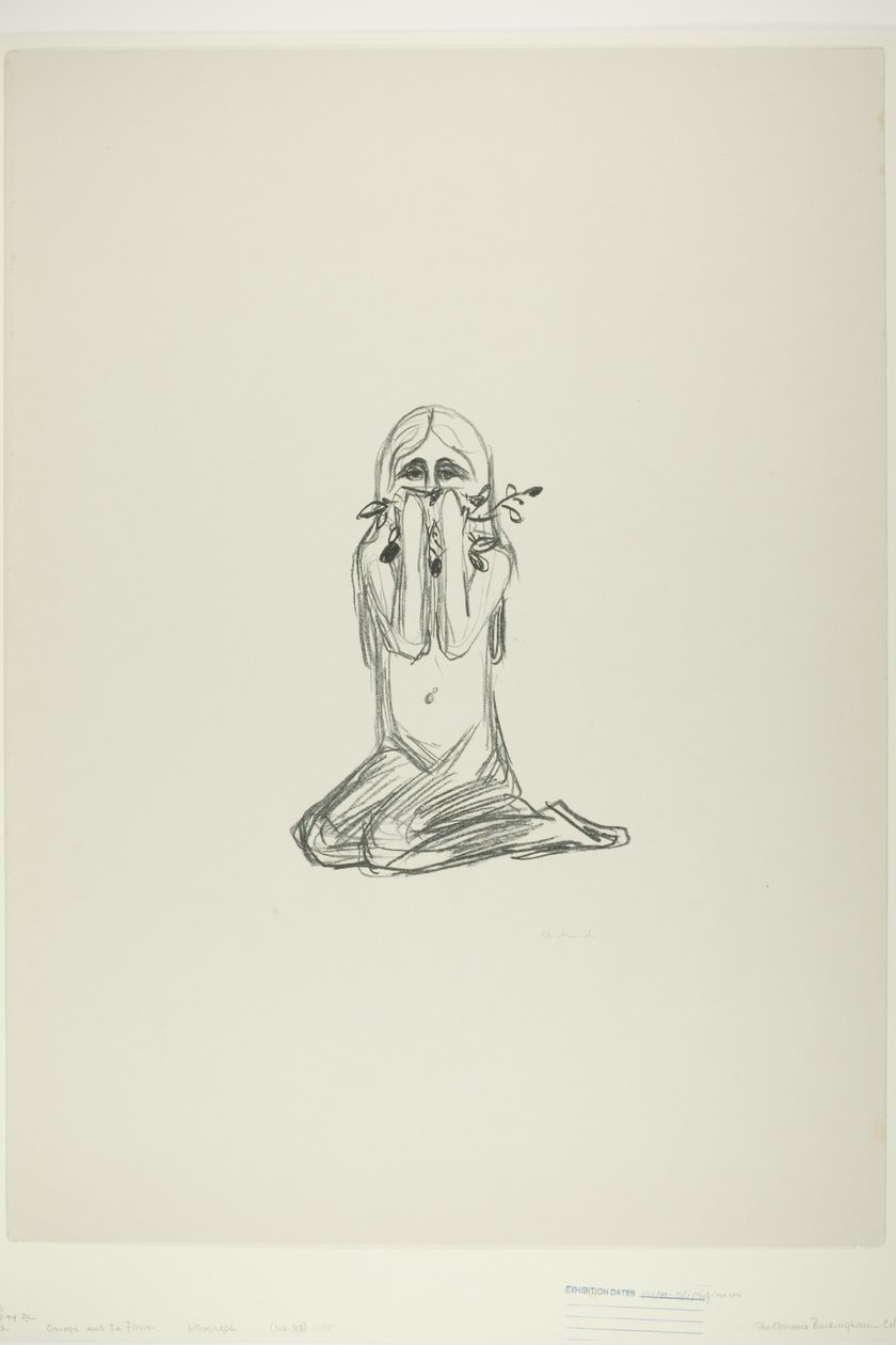 Omega et la fleur - Edvard Munch