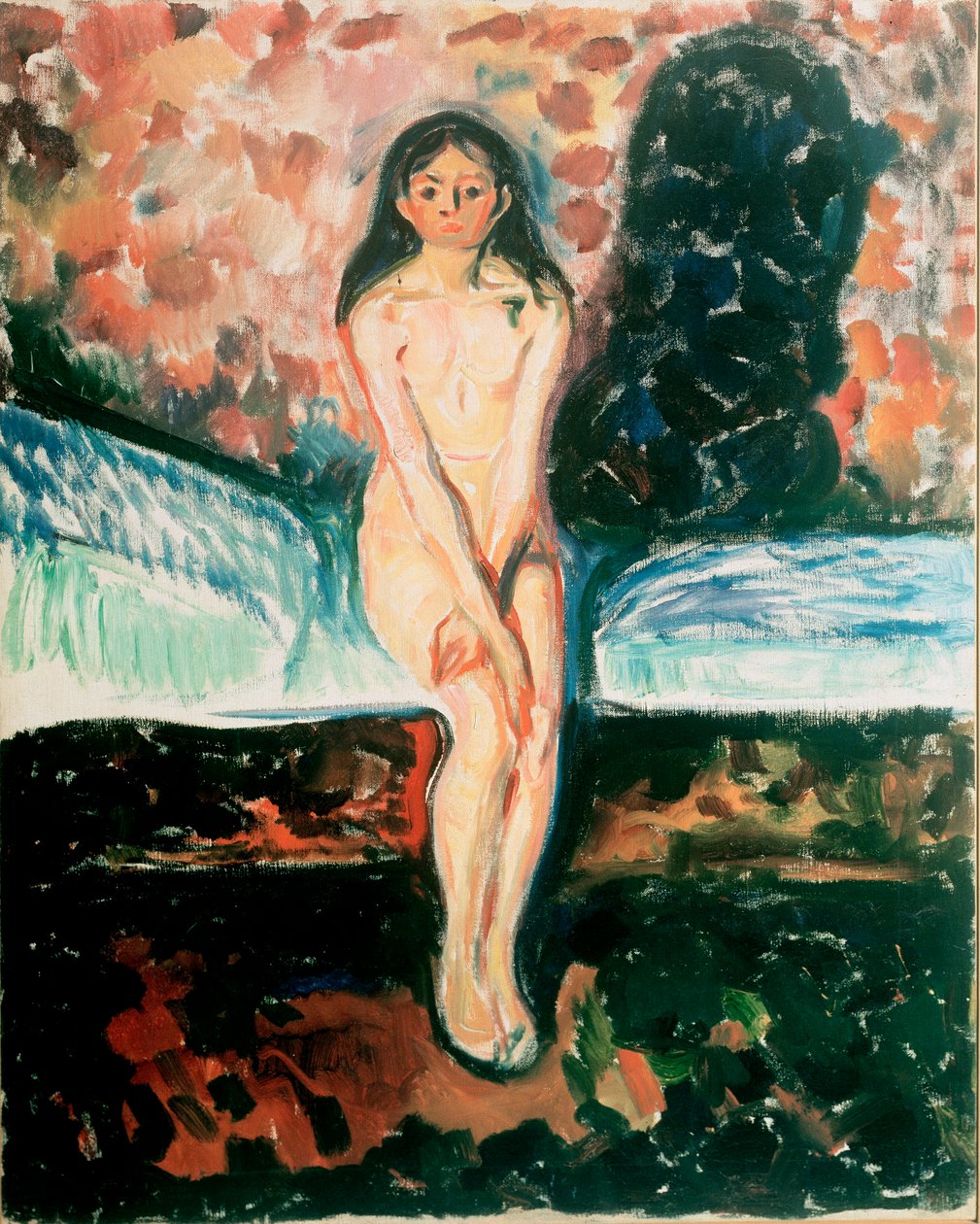 Puberté Étude. Peinture d