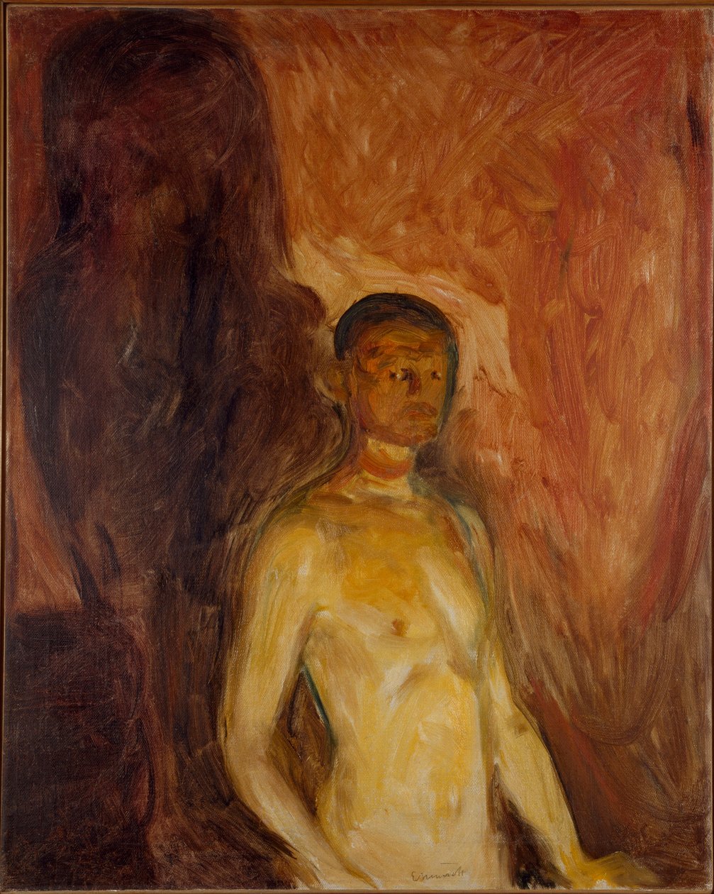 Autoportrait en enfer - Edvard Munch