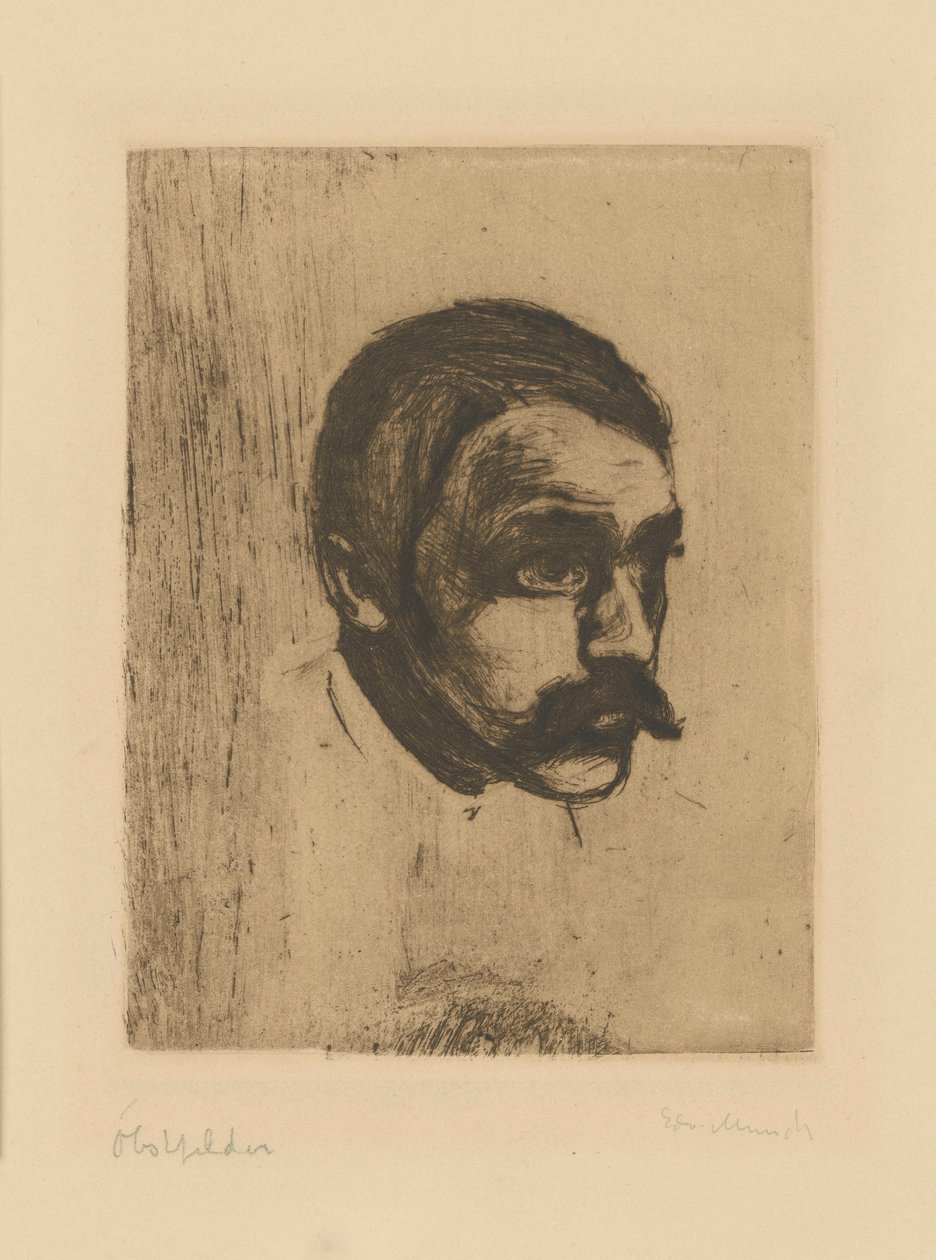 Sigbjørn Obstfelder - Edvard Munch