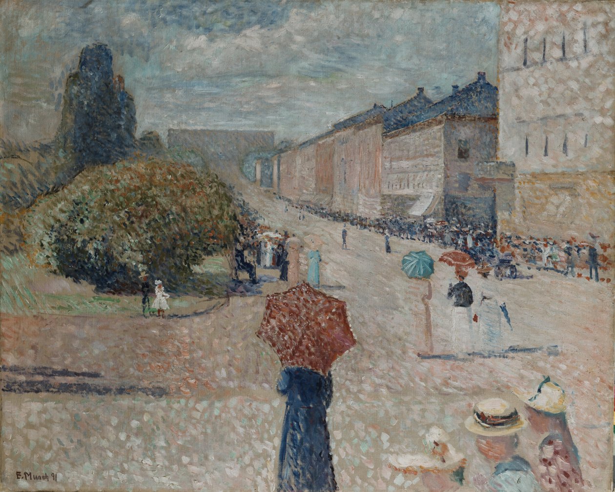 Journée de printemps à Karl Johan - Edvard Munch
