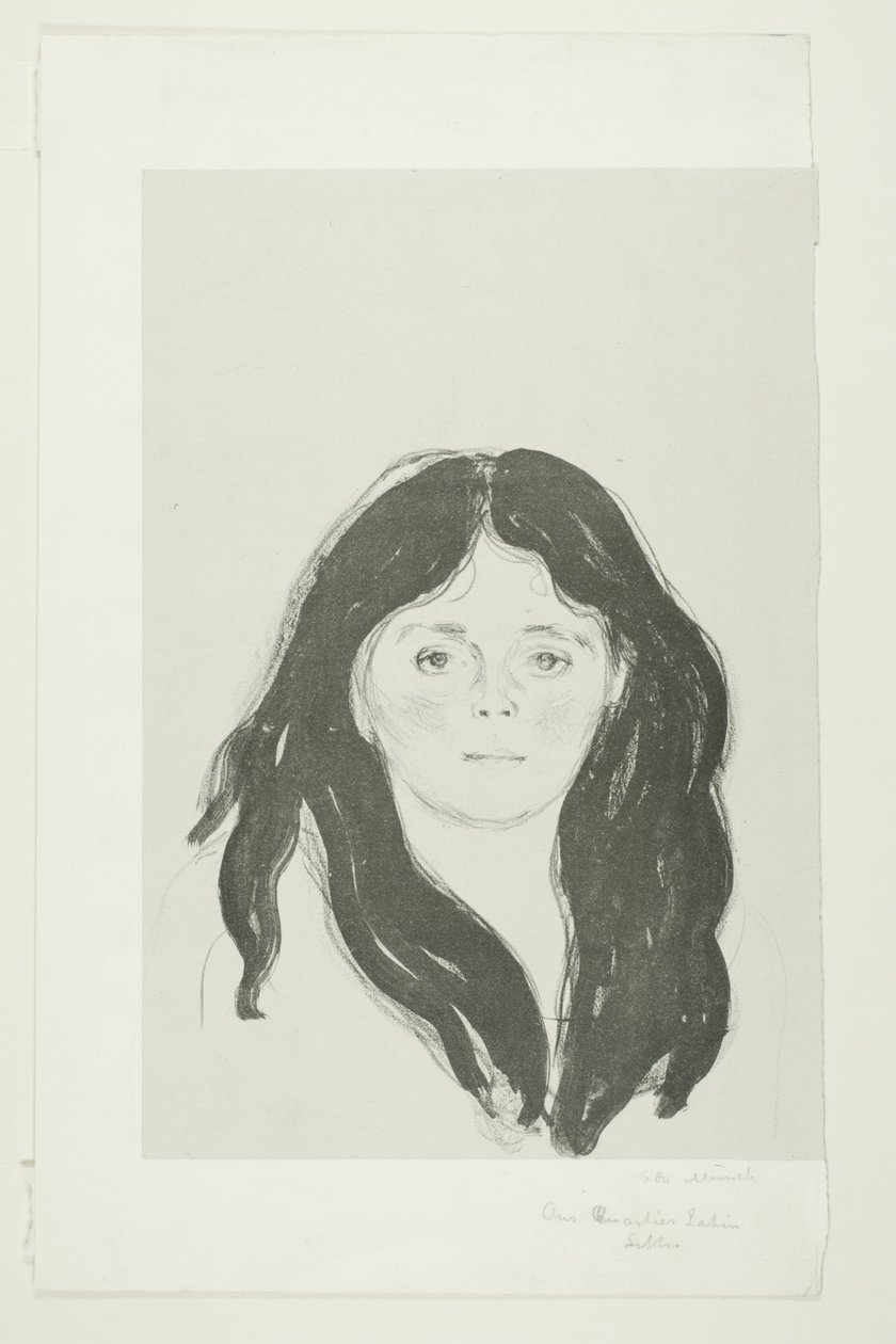 Jeune Femme du Quartier Latin - Edvard Munch