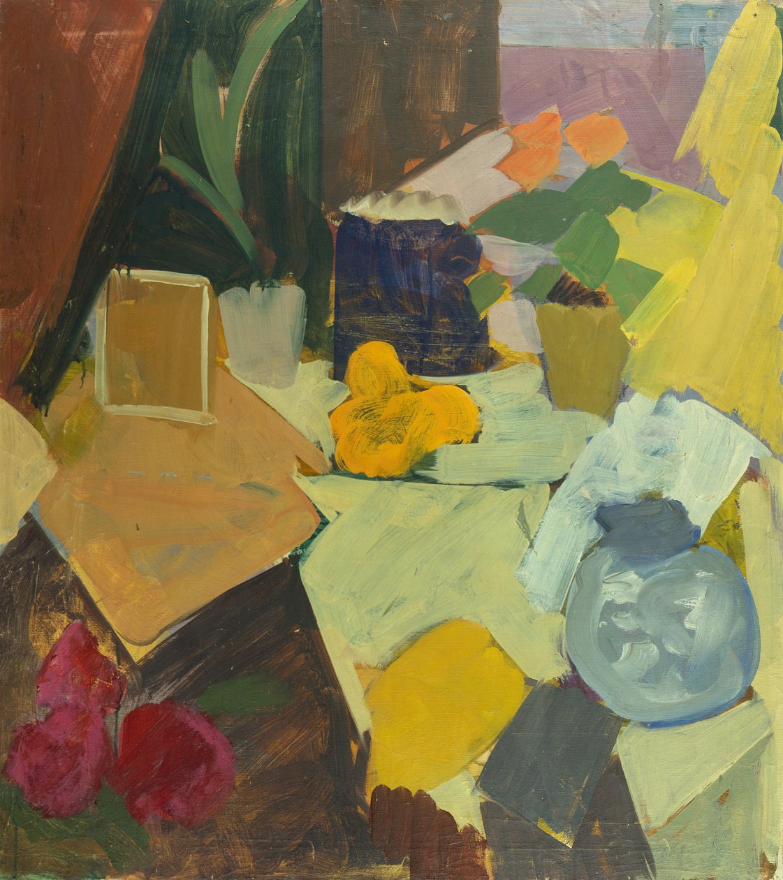 Nature morte (huile sur toile) - Edvard Weie