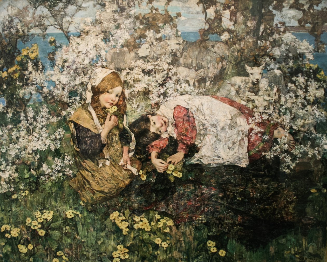 Idylle au printemps - Edward Atkinson Hornel