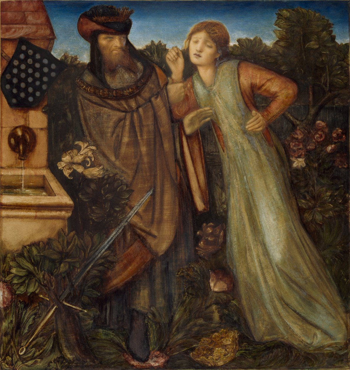 Le roi Marc et la belle Iseult - Edward Burne-Jones