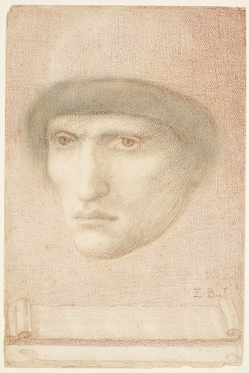 Portrait masculin - Edward Burne-Jones