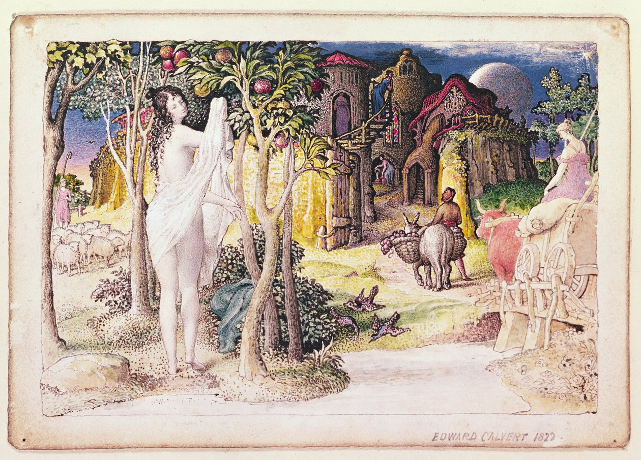 La ville primitive, 1822 - Edward Calvert