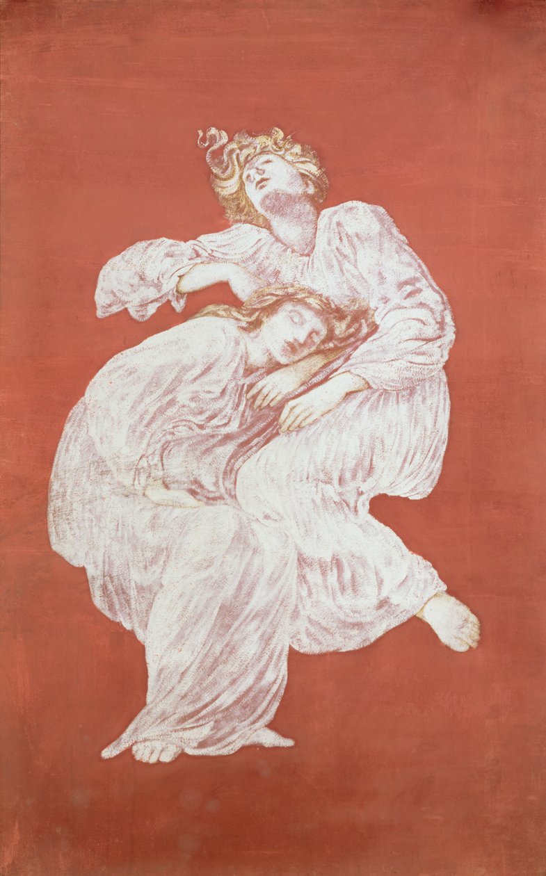 Jeunes filles endormies - Edward Burne Jones