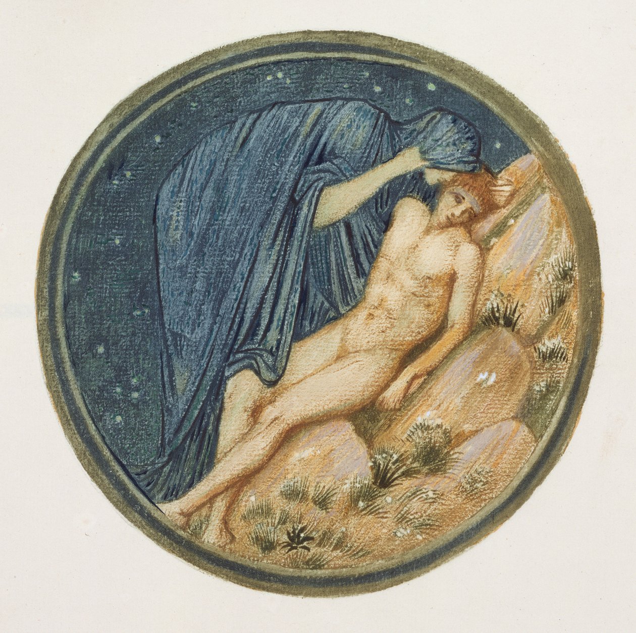 Le Livre des Fleurs: XXXVIII. Jour et Nuit, 1905 - Edward Burne Jones
