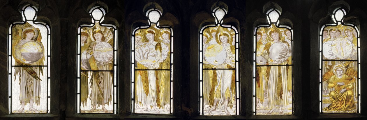 Les jours de la création, fenêtre ouest - Edward Burne-Jones