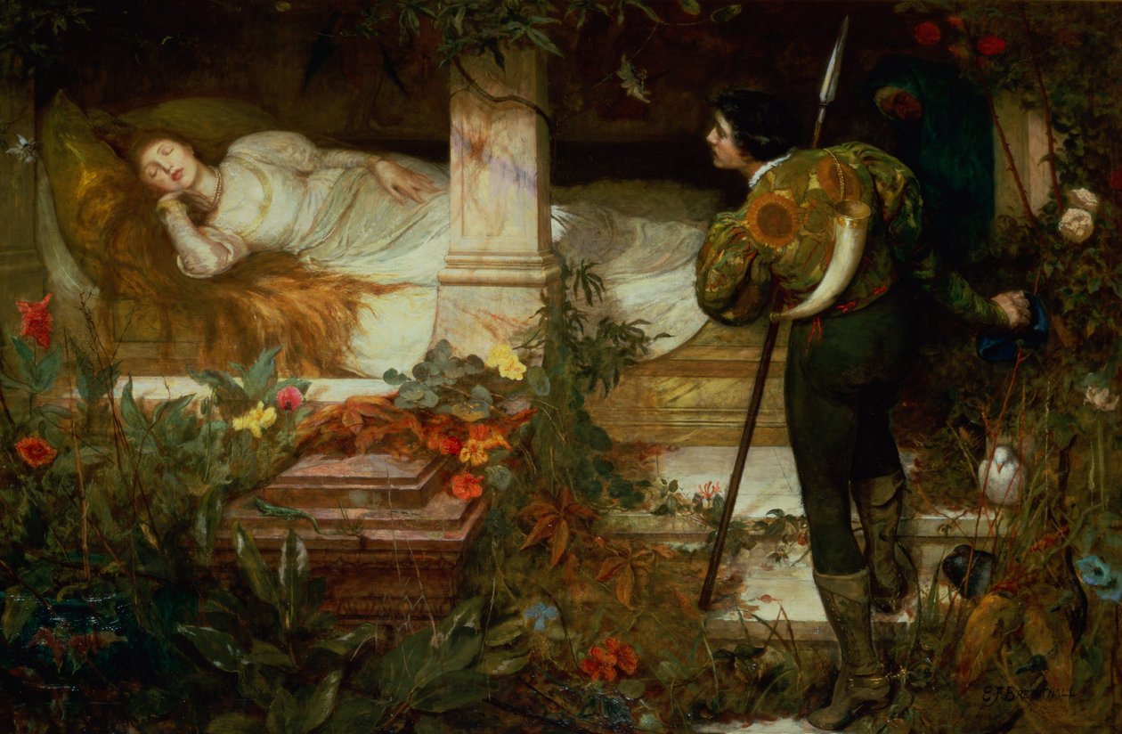 La Belle au Bois Dormant - Edward Frederick Brewtnall