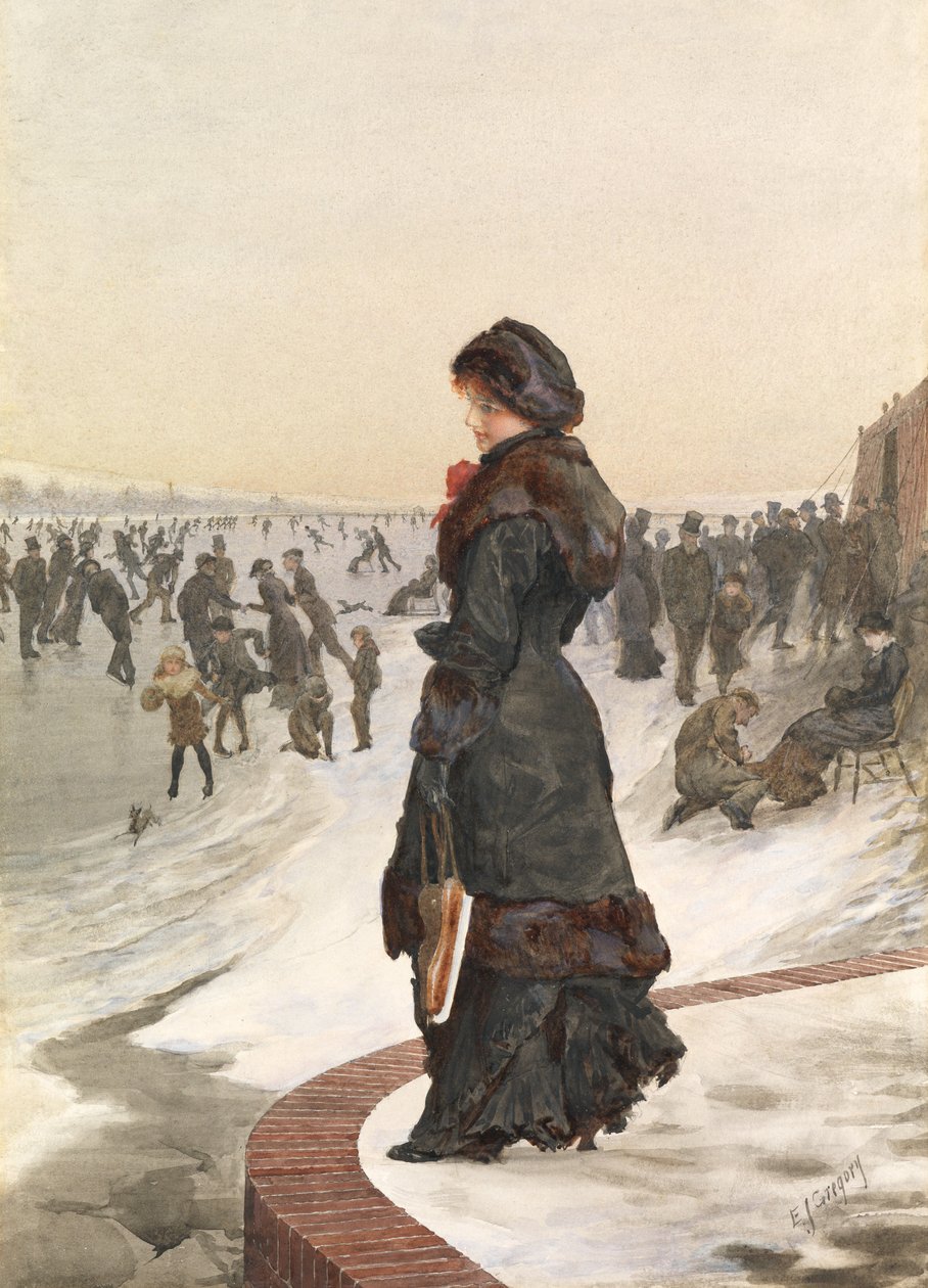 Le Patineur - Edward John Gregory