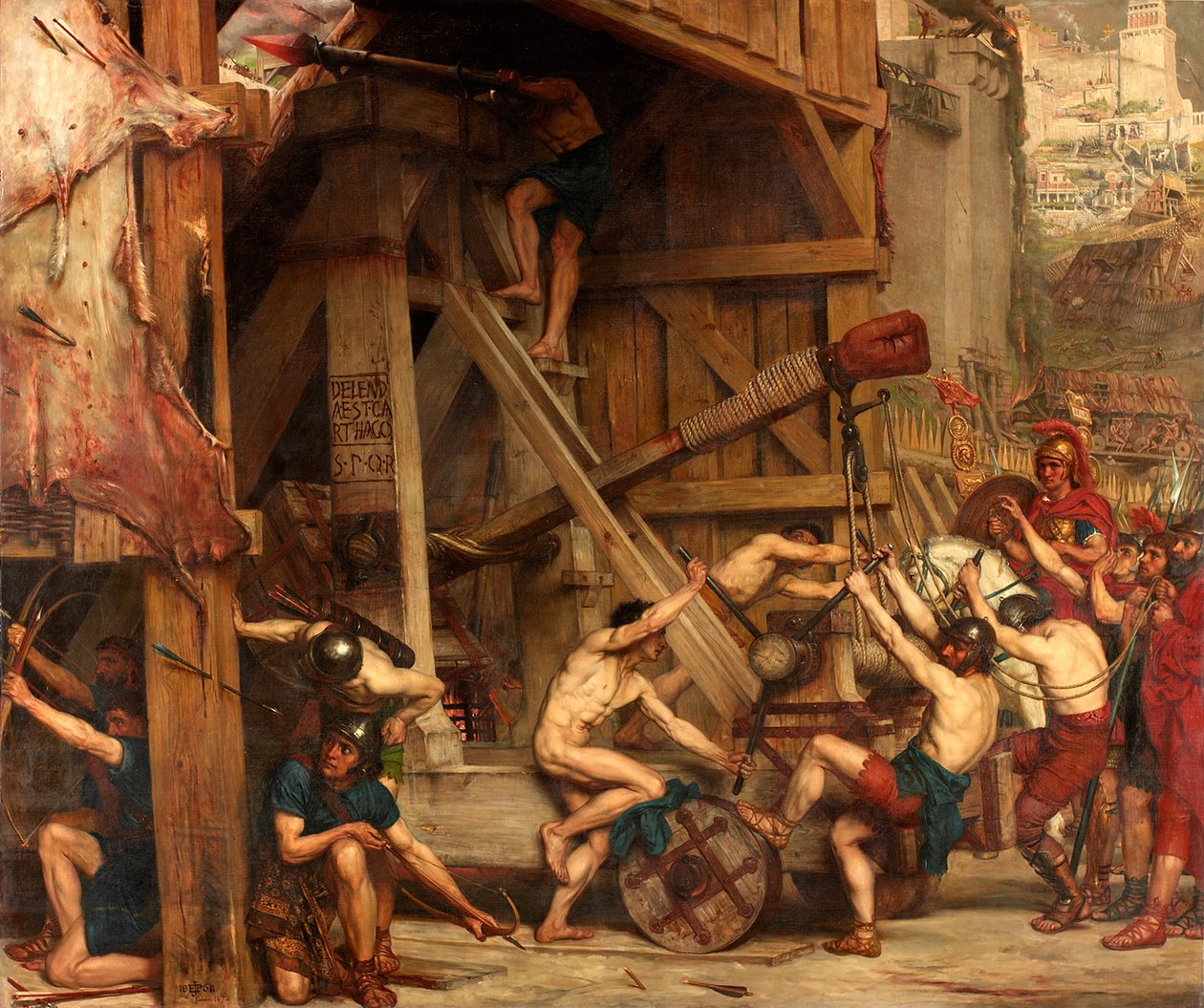 La Catapulte, vers 1868-72 - Edward John Poynter