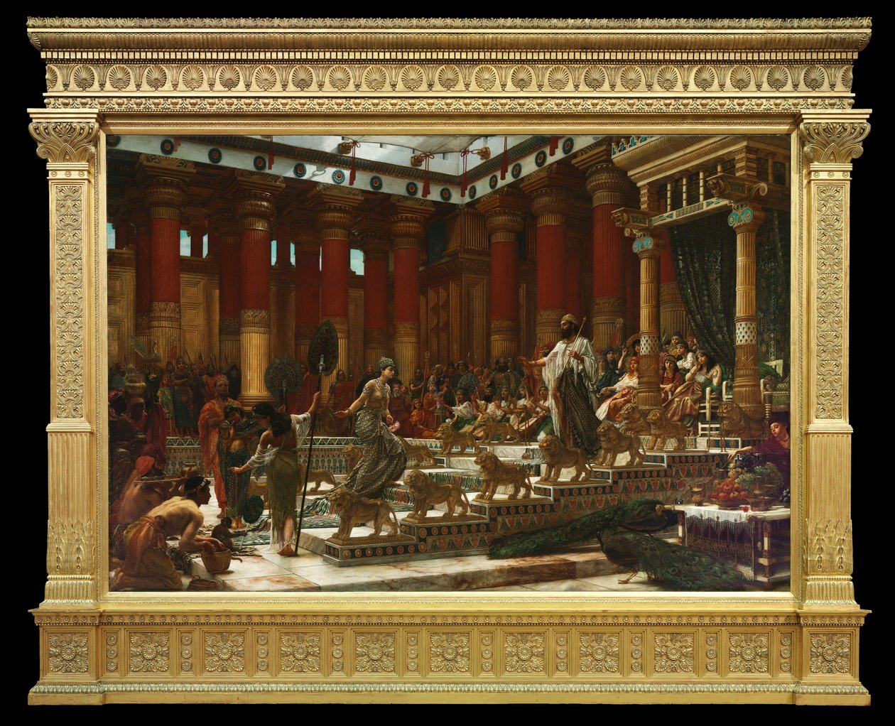 La visite de la reine de Saba au roi Salomon - Edward John Poynter