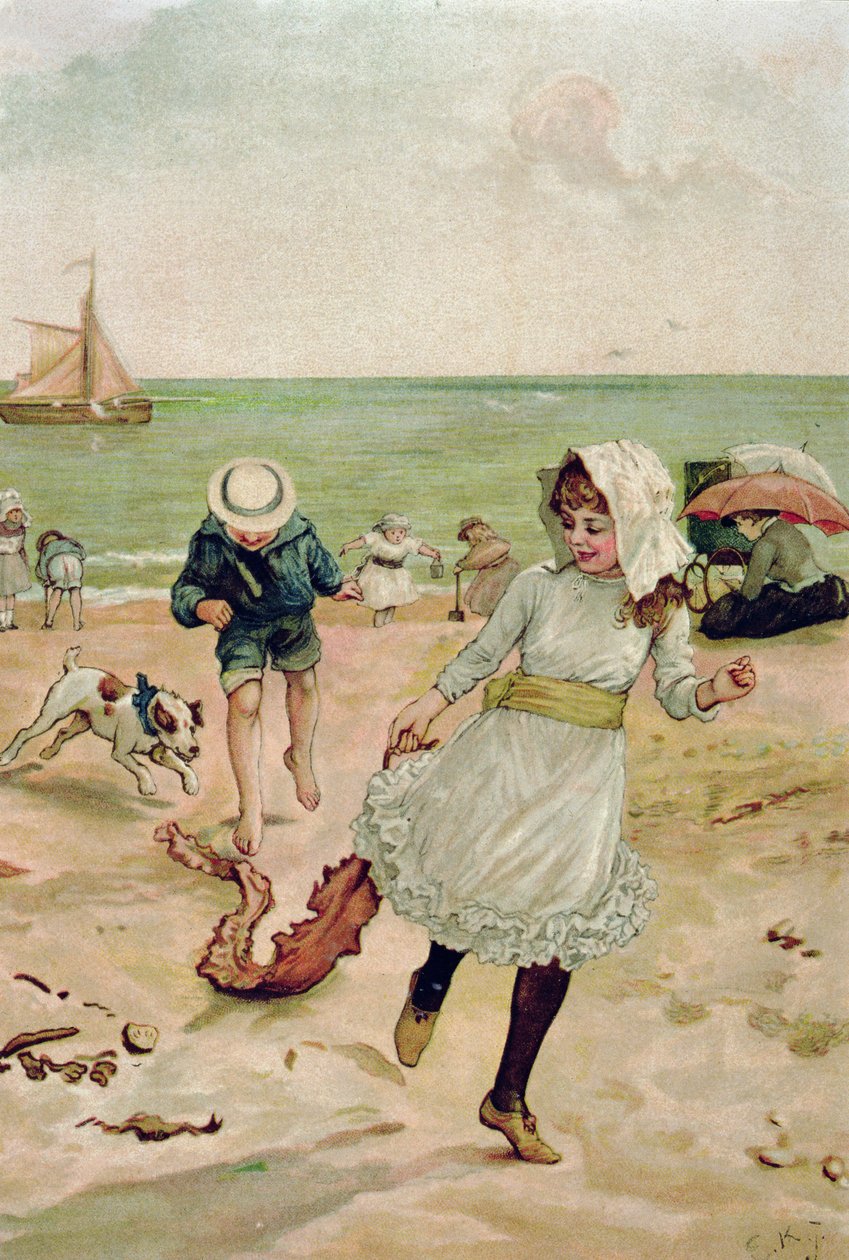 Enfants et algues des rayons de soleil - Edward Killingworth Johnson