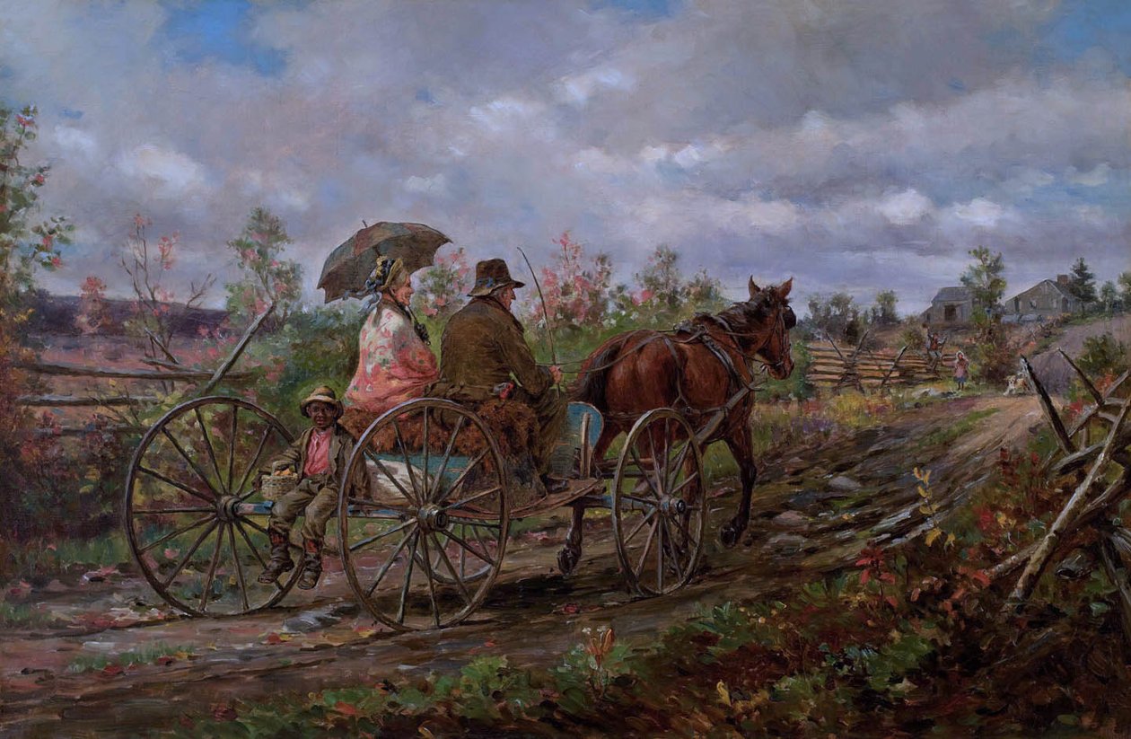 En vue de la maison - Edward Lamson Henry