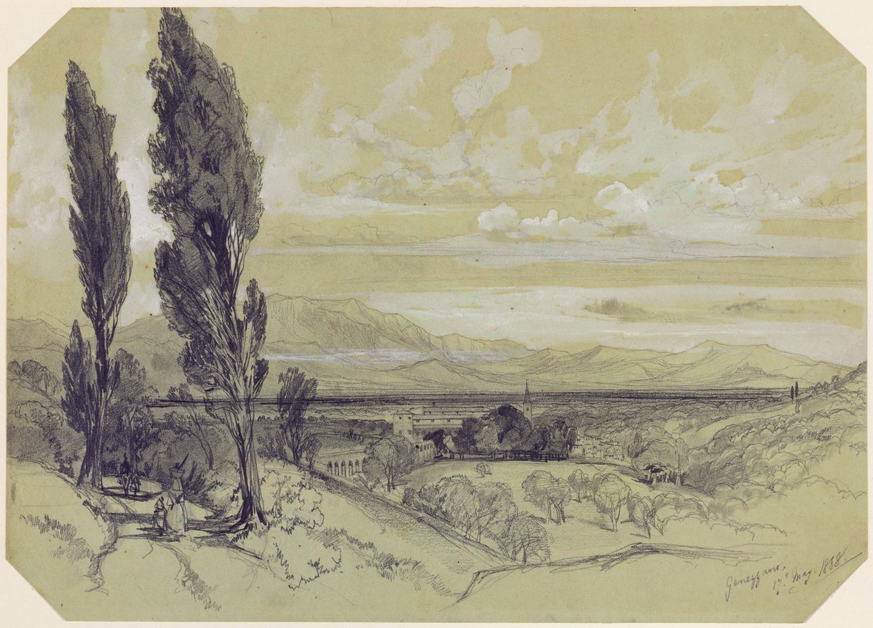 Genezzano, 17 mai 1838 - Edward Lear