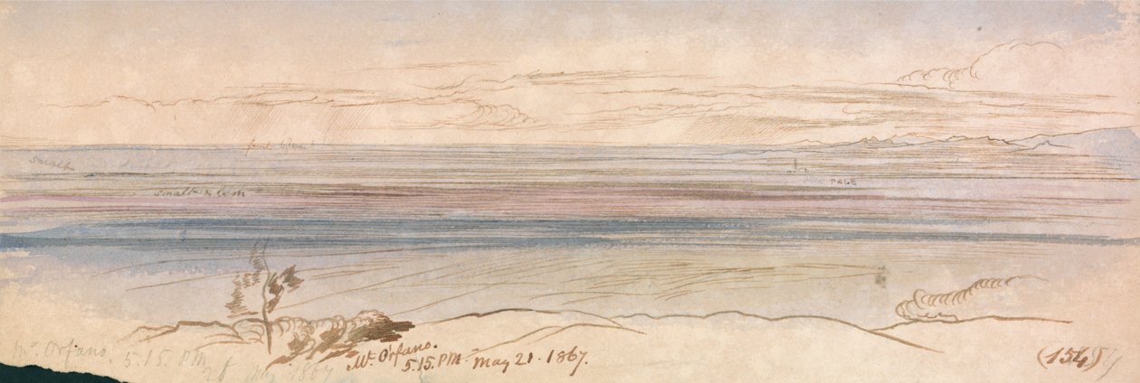 Mont Orfano - Edward Lear