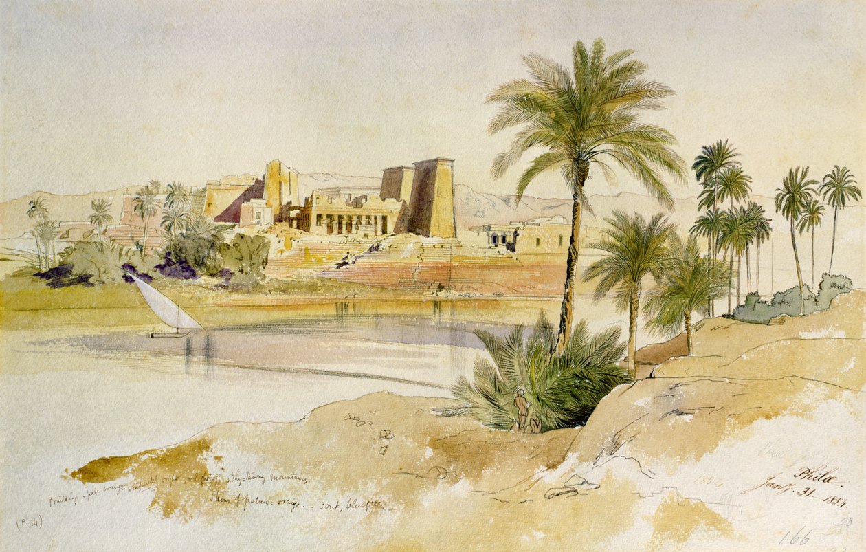 Philæ - Edward Lear