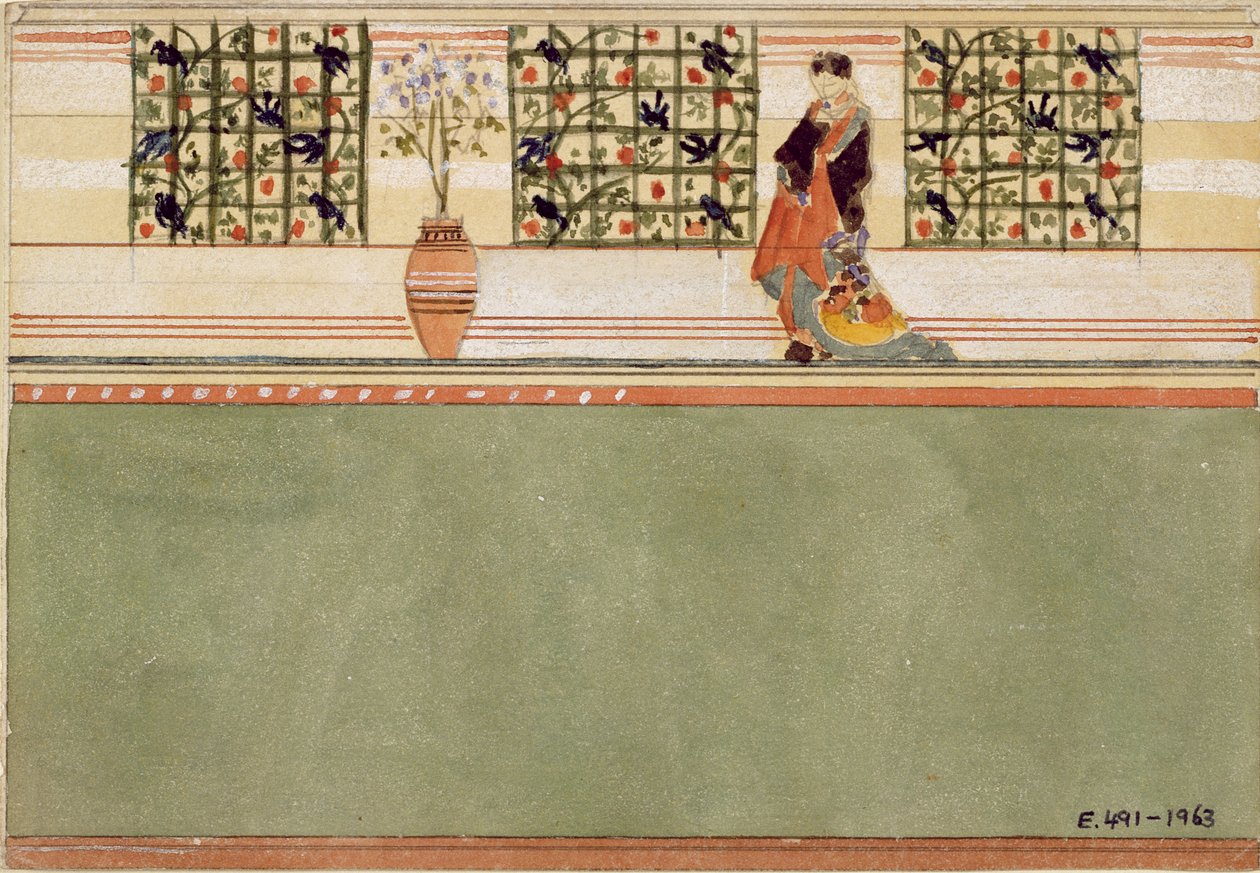 Conception murale anglo-japonaise, vers 1860 - Edward William Godwin
