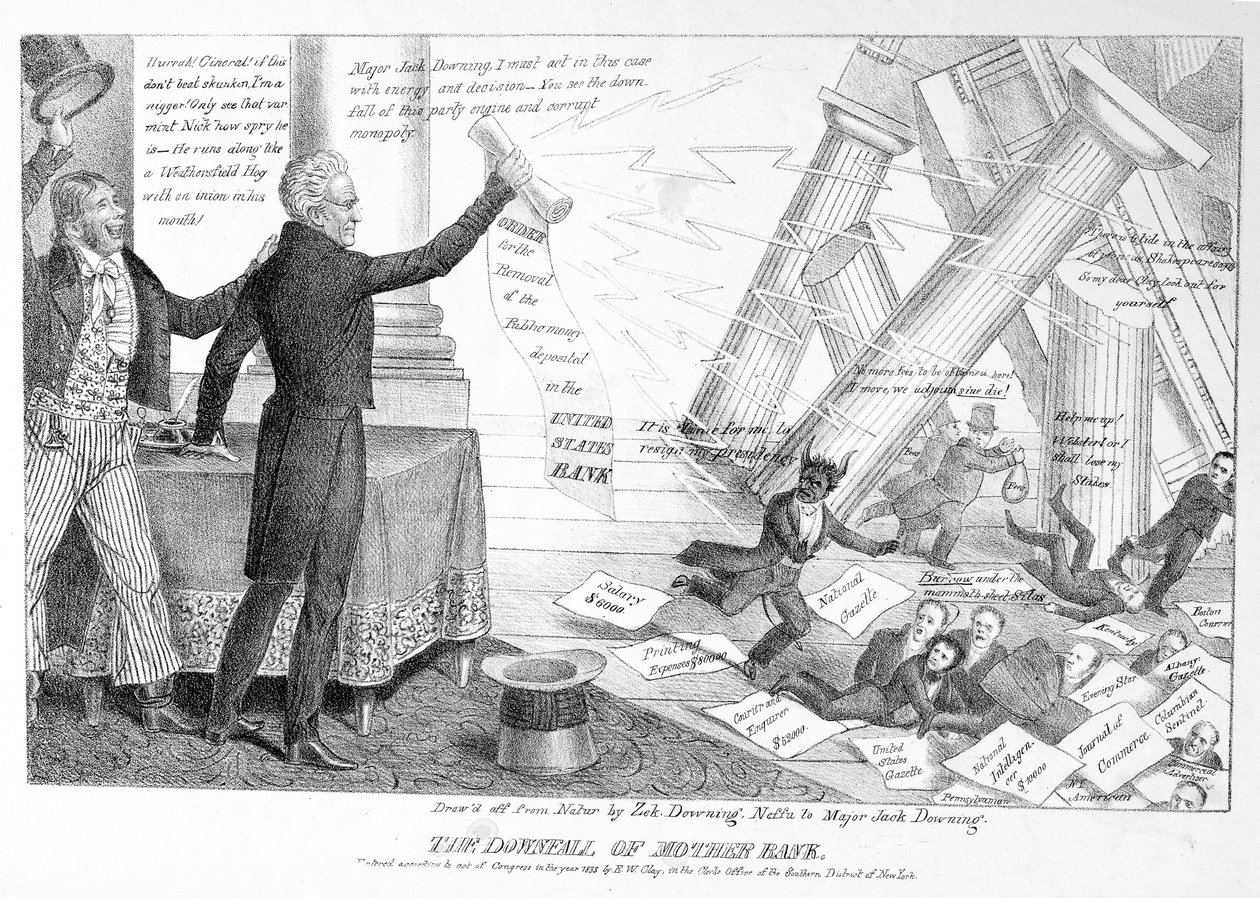 La chute de Mother Bank, 1833 - Edward Williams Clay