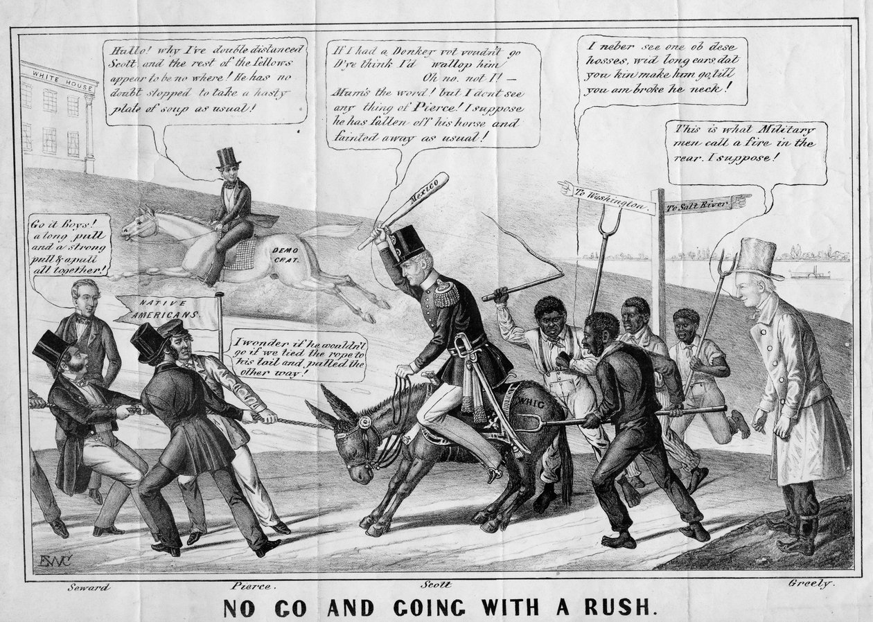 Pas de départ et départ en trombe, publié par J Childs, New York, c.1852 - Edward Williams Clay