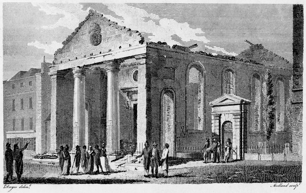 Ruines de Saint Paul Covent Garden - Edward (after) Dayes