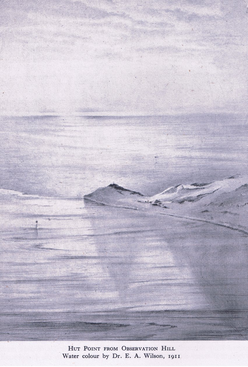 Hut Point depuis Observation Hill - Edward Adrian Wilson