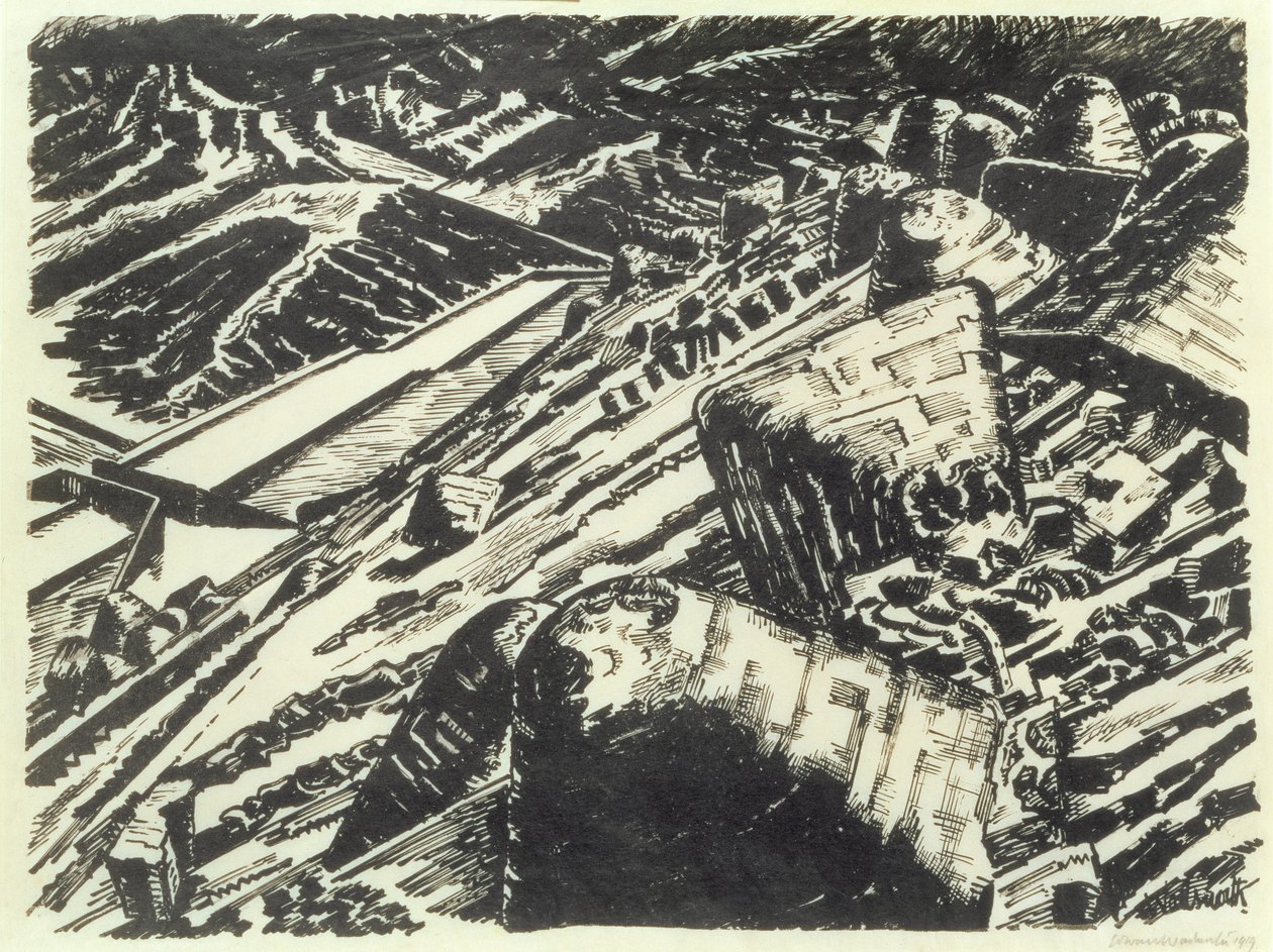 Ladle Slag, Old Hill - Edward Alexander Wadsworth