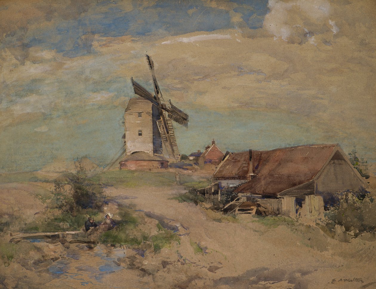 Le Moulin - Edward Arthur Walton
