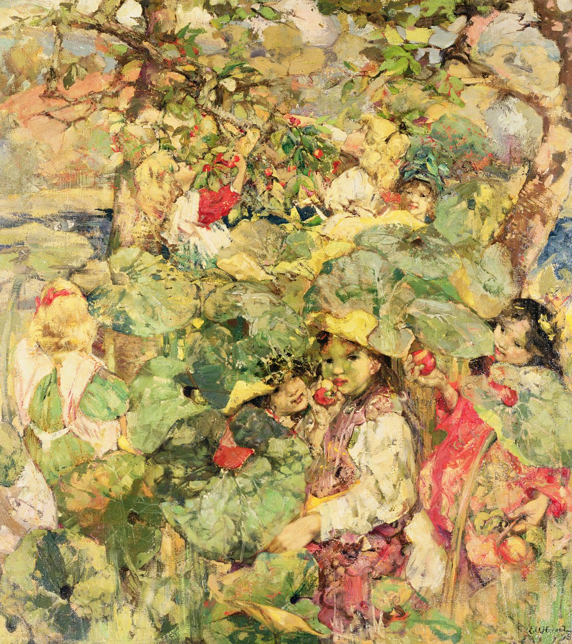 Dans le Verger - Edward Atkinson Hornel