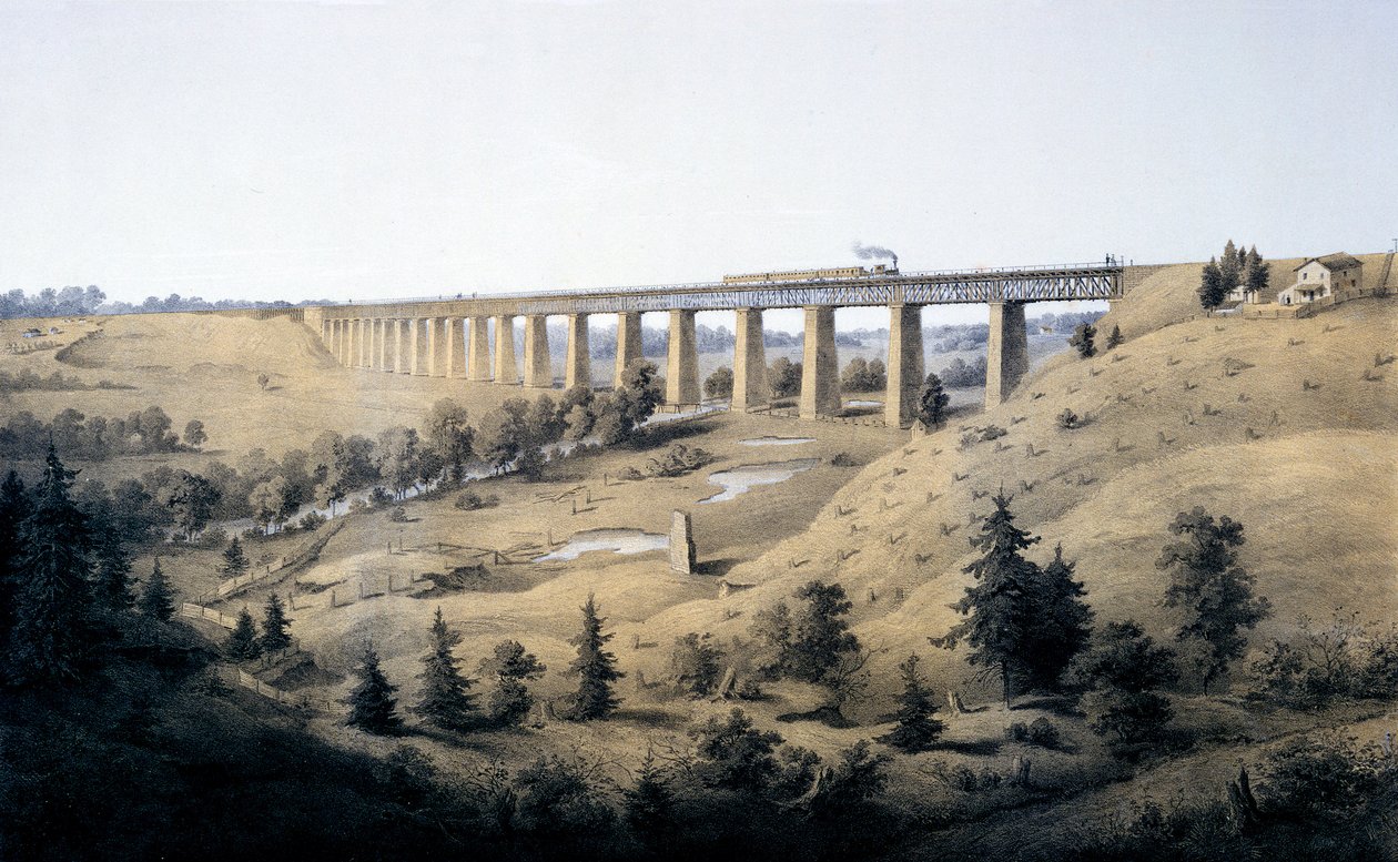 Le Grand Pont près de Farmville, comté de Prince Edward, tiré de 