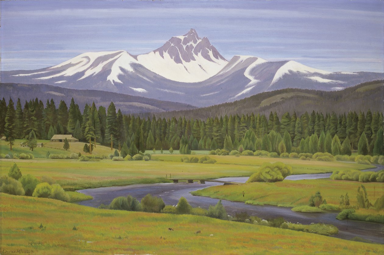 Dans les montagnes Cascade, 1931 - Edward Bruce