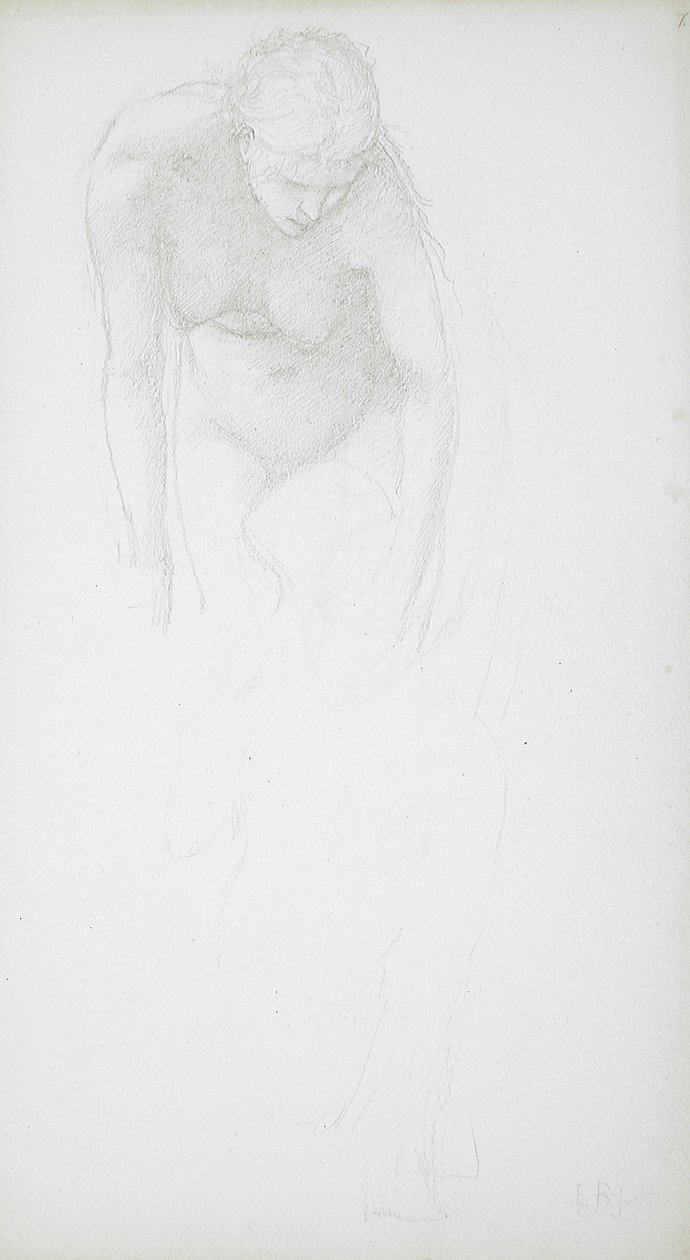 Nu féminin penché - Edward Burne-Jones
