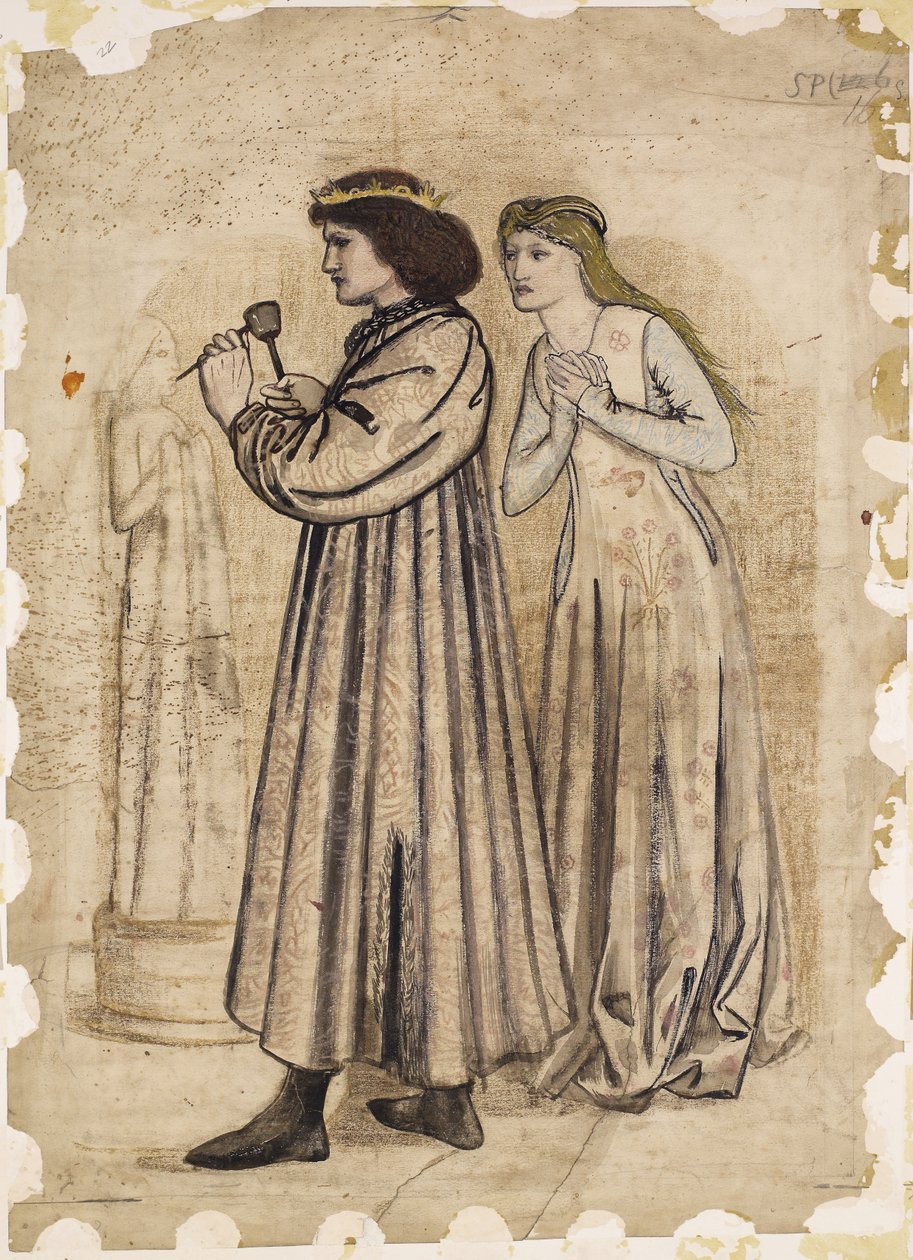 Lune de miel du roi René - Sculpture - Edward Burne-Jones