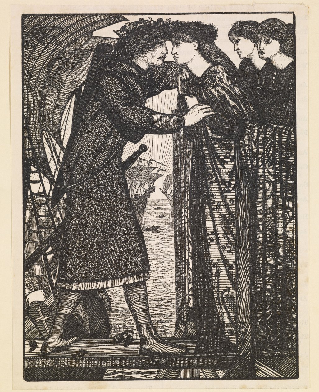 Le roi Sigurd le Croisé - Une saga nordique - Edward Burne Jones